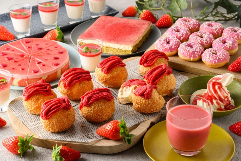 【春季限定】ビュッフェに華やかないちごメニューが登場