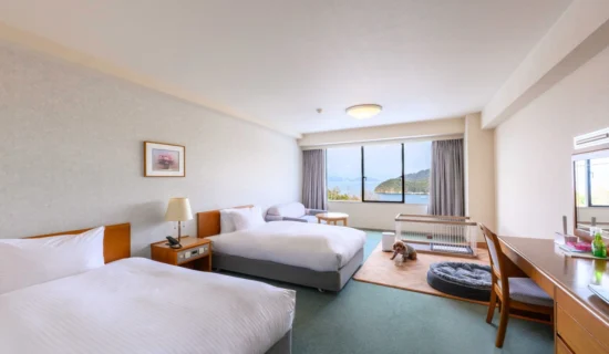 클래식 룸: 싱글침대 2대, 소파침대 1대, 개 동반 가능, 오션뷰