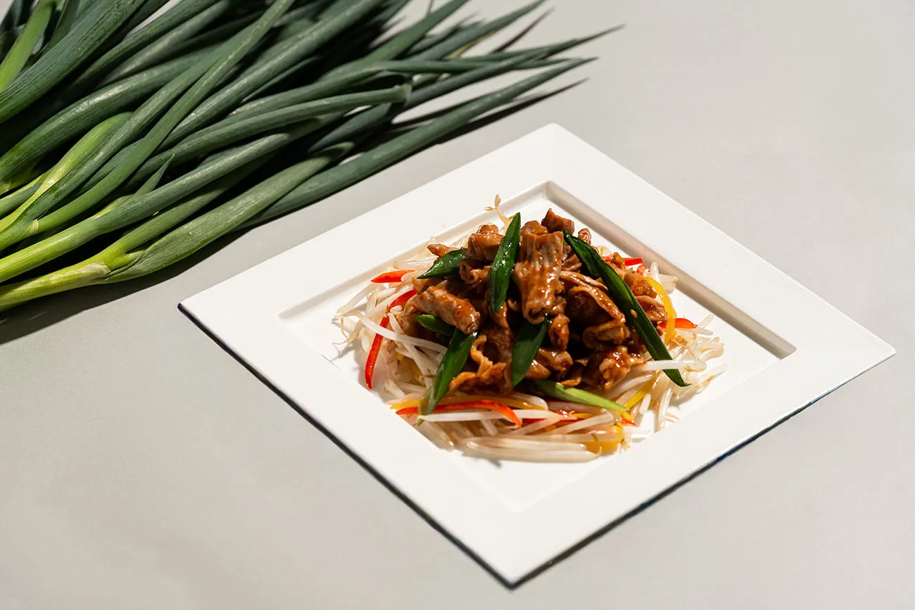 교탄바 고원 돼지의 모츠와 9조 파의 볶음